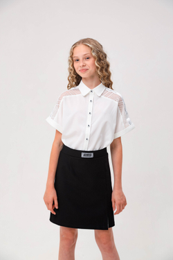 Блуза с коротким рукавом для девочки DELORAS C63140S