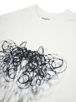 Лонгслив Denis Detalov Butterfly белый