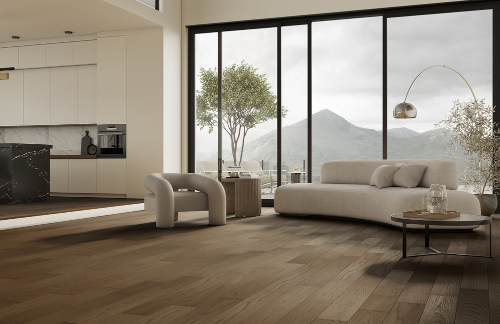 Кварцевый паркет Quartz Parquet Классик Дуб Брауни 413 5/0,6 мм