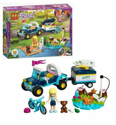 Конструктор Lari (Bela) Friend 11198 Багги с прицепом Стефани, 241 дет.