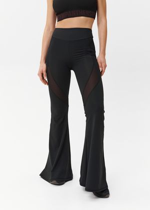 Легинсы клеш с высокой талией