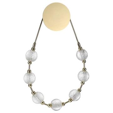 5008/25WL L-VISION ODL23 467 золотой/прозрачный/металл/акрил Бра LED 25W 4000K 1555Лм CRYSTAL