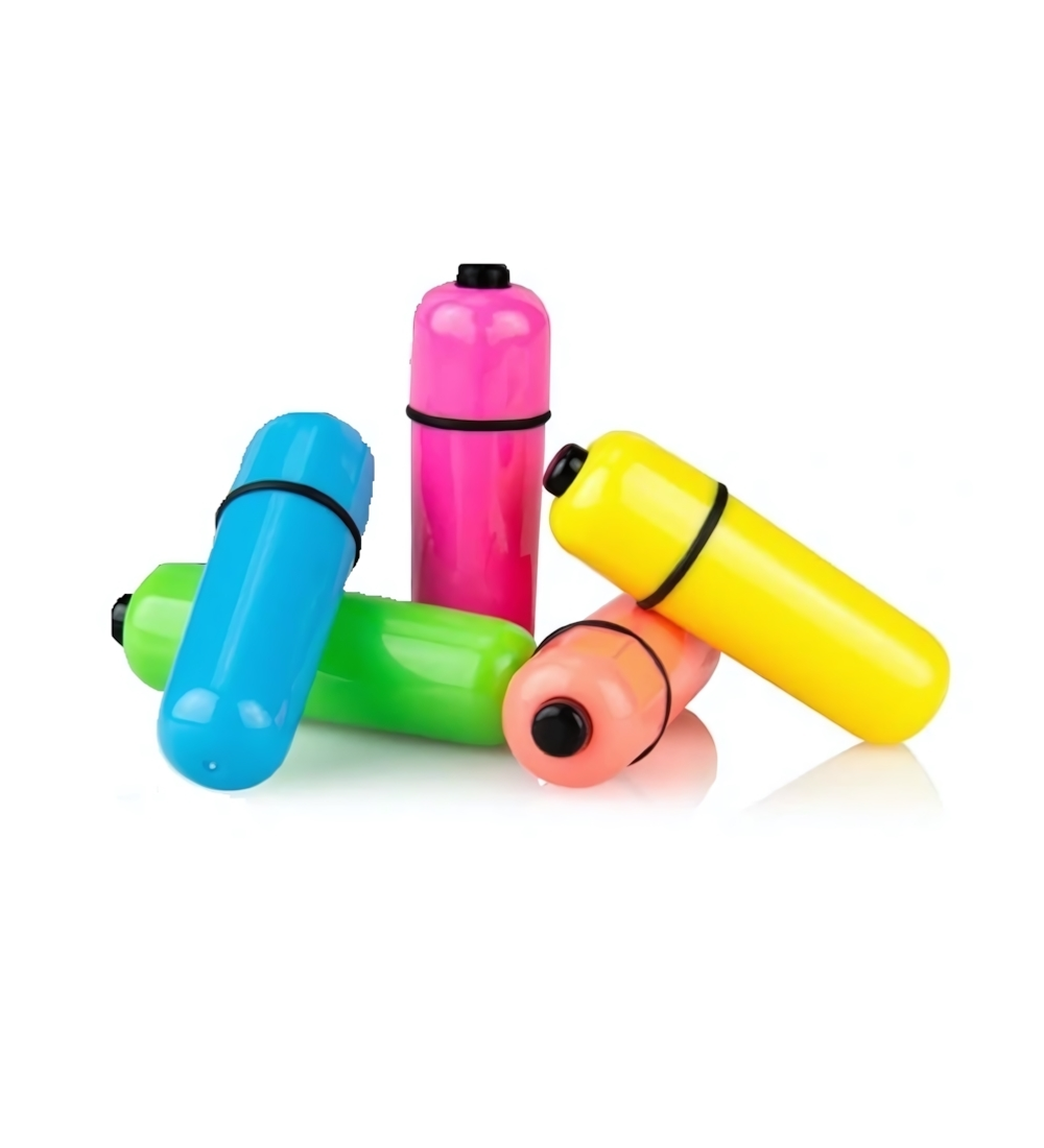 Вибратор мини пуля цветная 10 режимов 5,5 см