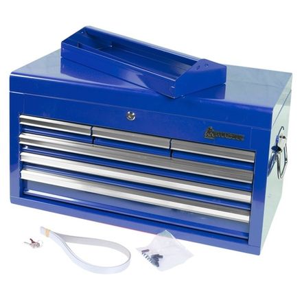 Цена на МАСТАК (511-06570B) Ящик инструментальный, 6 выдвижных ящиков и отсек, синий