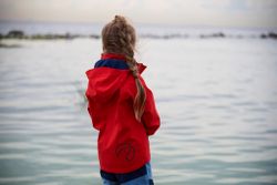 Детская куртка KADI NORPPA на флисе карминно-красный