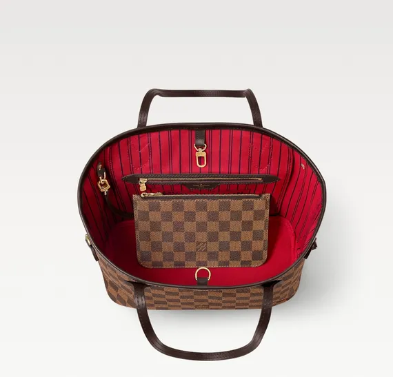 Сумка Louis Vuitton Neverfull Damier Ebene Canvas