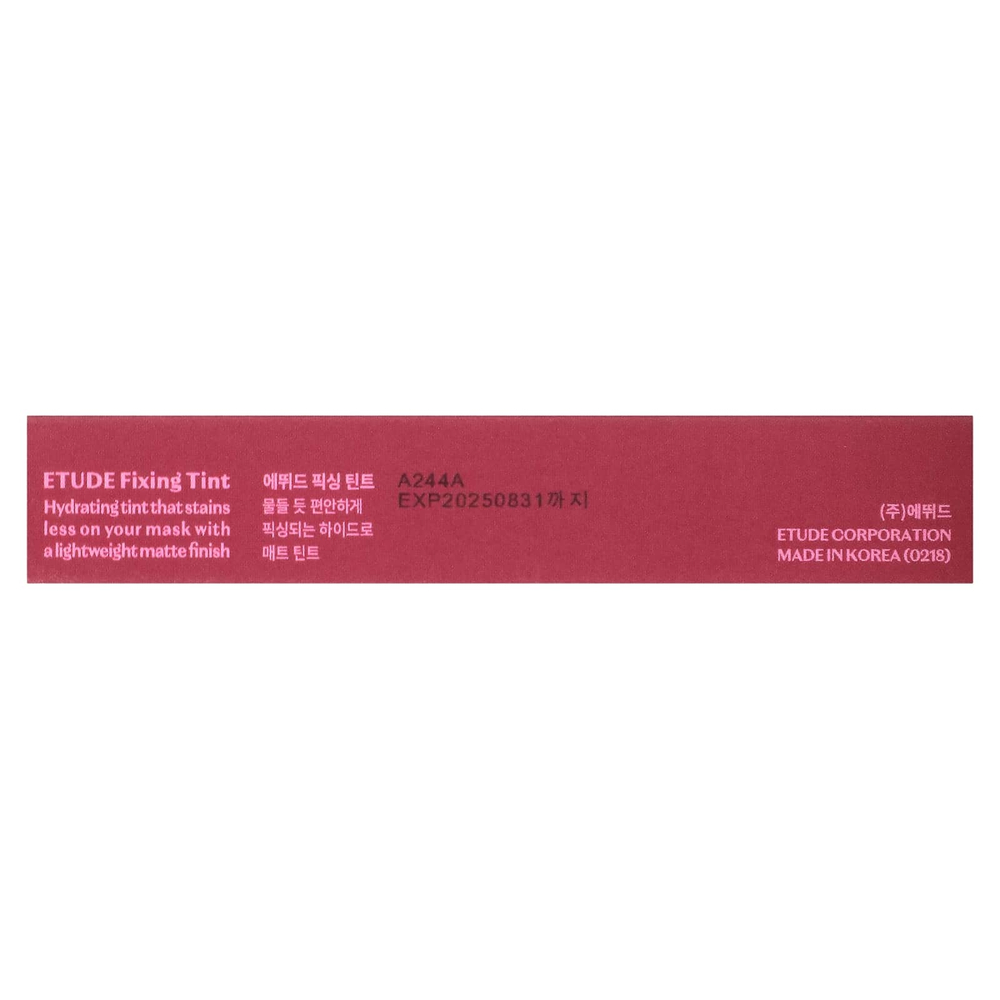 ETUDE, Fixing Tint, оттенок 07, клюква и слива, 4 г