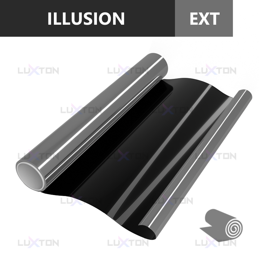 Пленка зеркальная ILLUSION (Exterior) LUXTON, рулон (размер 1,524x30м.)