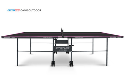 Стол теннисный Game 6 Всепогодный с сеткой Black