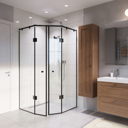Душевой уголок из закалённого стекла