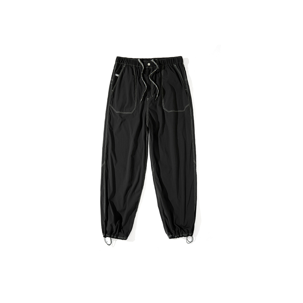 Брюки Nothomme Blue Workwear Parachute Trousers Pants "Dark Gray Black"