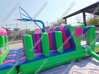 Коммерческая надувная полоса препятствий "Азарт"