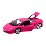 Модель 1:24 Lamborghini Gallardo, розовый,  откр. двери и багажник, свет, звук