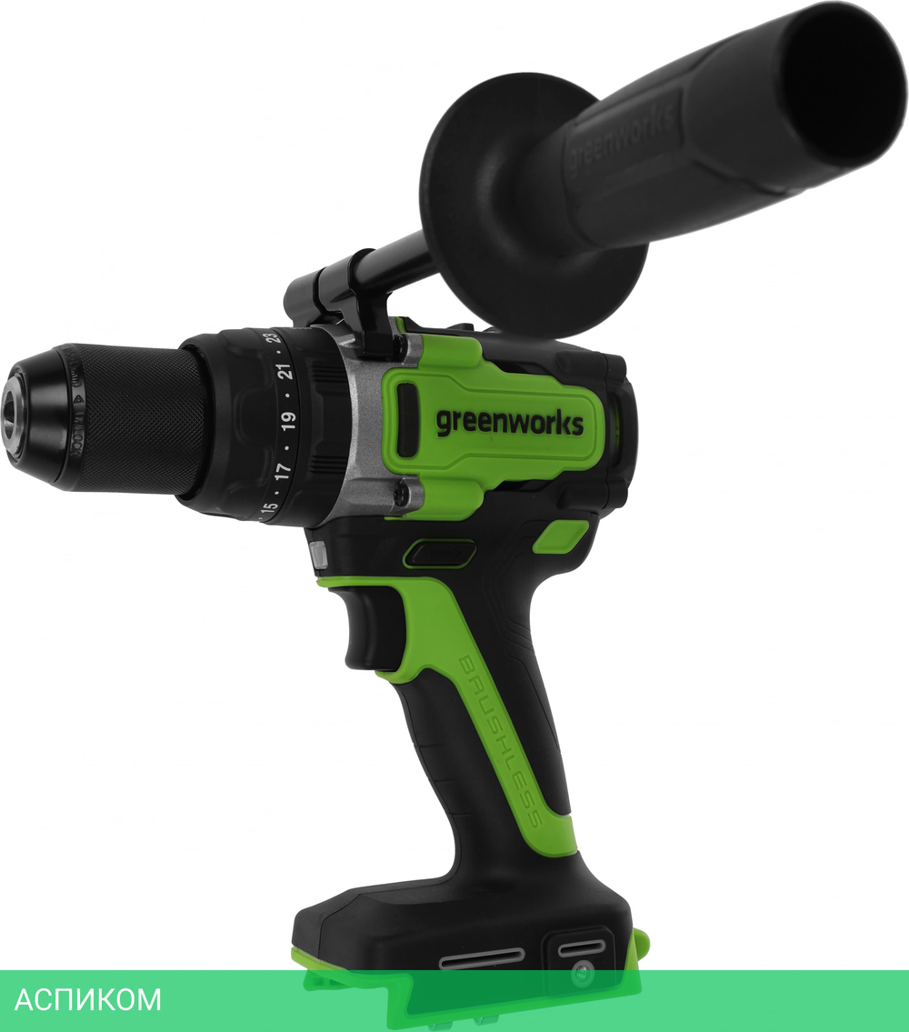 Дрель-шуруповерт Greenworks GD24DD140 (3707607)