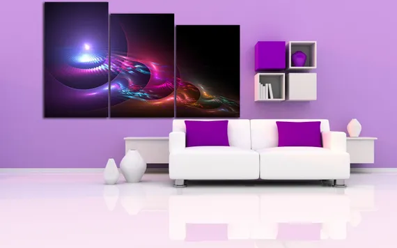 Модульная картина "Блики лучей"