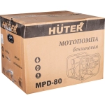 HUTER MPD-80 бензиновая мотопомпа для грязной воды 7 л.с, 900 л/мин, диаметр 80 мм, 70/11/4