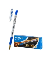 Ручка шариковая 12 шт Piаno Gold PT-205 синяя