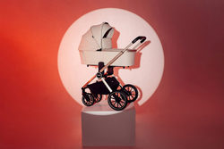 Детская коляска Peppy Monaco 2 в 1 Black (черный), рама черная матовая