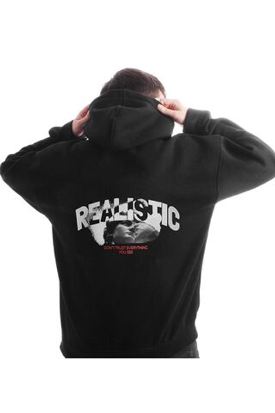 Реалистичная черная толстовка Artemis Design