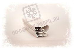 Уплотнитель для холодильного шкафа Golfstream Днепр-160 (2-х дверный) 1635*750 мм (015)