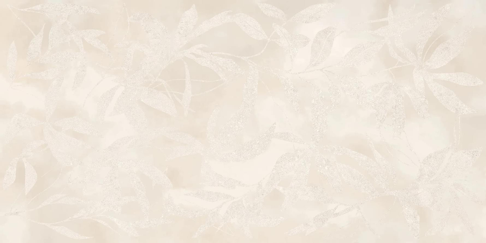 Vitra ArtWall Цветы Слоновая Кость Матовый 60x120
