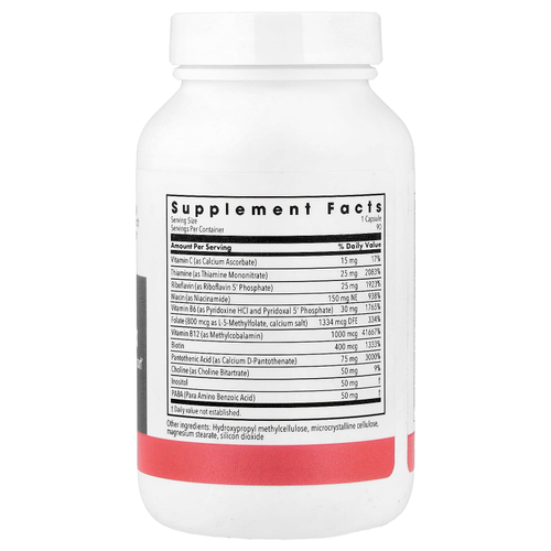 Metabolic Maintenance, комплекс витаминов группы B, 90 вегетарианских капсул