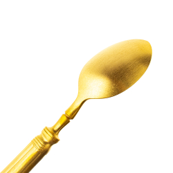 Набор столовых приборов на 6 персон 24 предмета Cutipol Line Matte Gold Brushed в подарочной упаковке