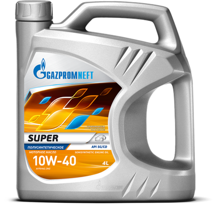 Моторное масло Gazpromneft Super 10w40 SG/CD 4л