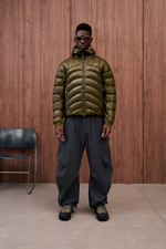 Куртка Nothomme Blue Ultra-Lightweight Water-Repellent Baffled Down Jacket "Olive Green"