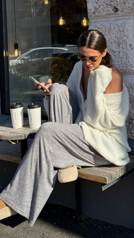 Штаны серые "Enigma" оттенок серый меланж