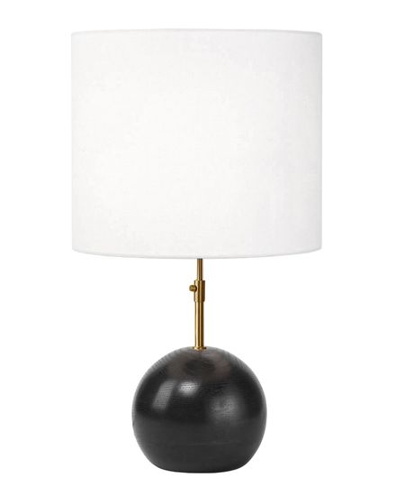 Чёрная настольная лампа “Тулон”