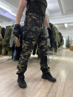 Костюм горка 6 весна-лето / черный мультикам 1 лайт