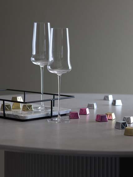 Набор бокалов для шампанского в подарочной упаковке sense, 360 мл, 2 шт.