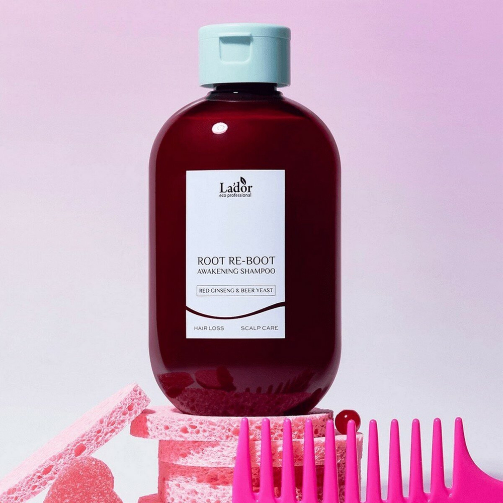 Шампунь Lador Шампунь с женьшенем для роста волос / Root Re-Boot Awakening Shampoo Red Ginseng & Beer Yeast, 300 мл