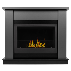 Каминокомплект:Биокамин Firelight BFP/P-1015 XS+Canto Long графит, черный