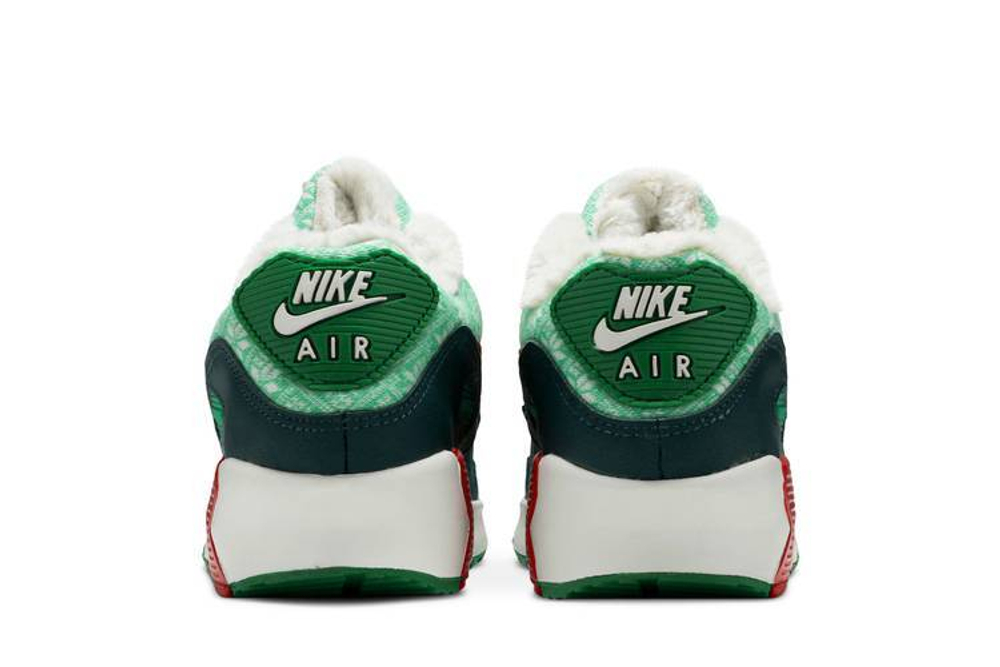 Кроссовки Nike Air Max 90 "Christmas 2020" GS (Подростковая размерная сетка)