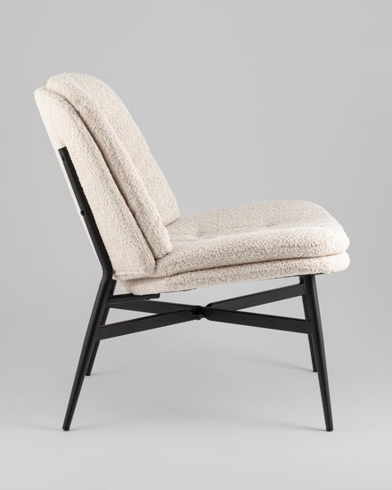 Кресло лаунж Tail кремовый