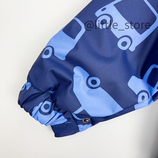 Комбинезон демисезонный "Машинки" глубокий синий