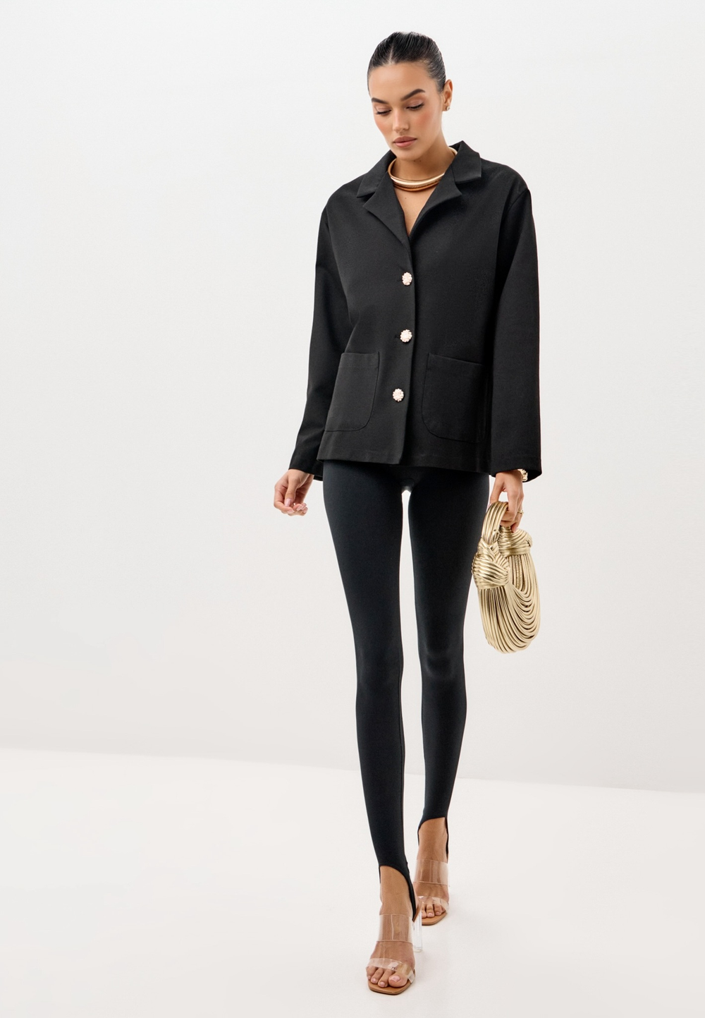 Блейзер с пуговицами