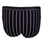 Мужские трусы слипы черные в полоску BUGATTI 50010/5641 933