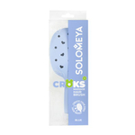 Расческа массажная с отверстиями для джиббитсов SOLOMEYA Croks Massage Hair Brush Blue