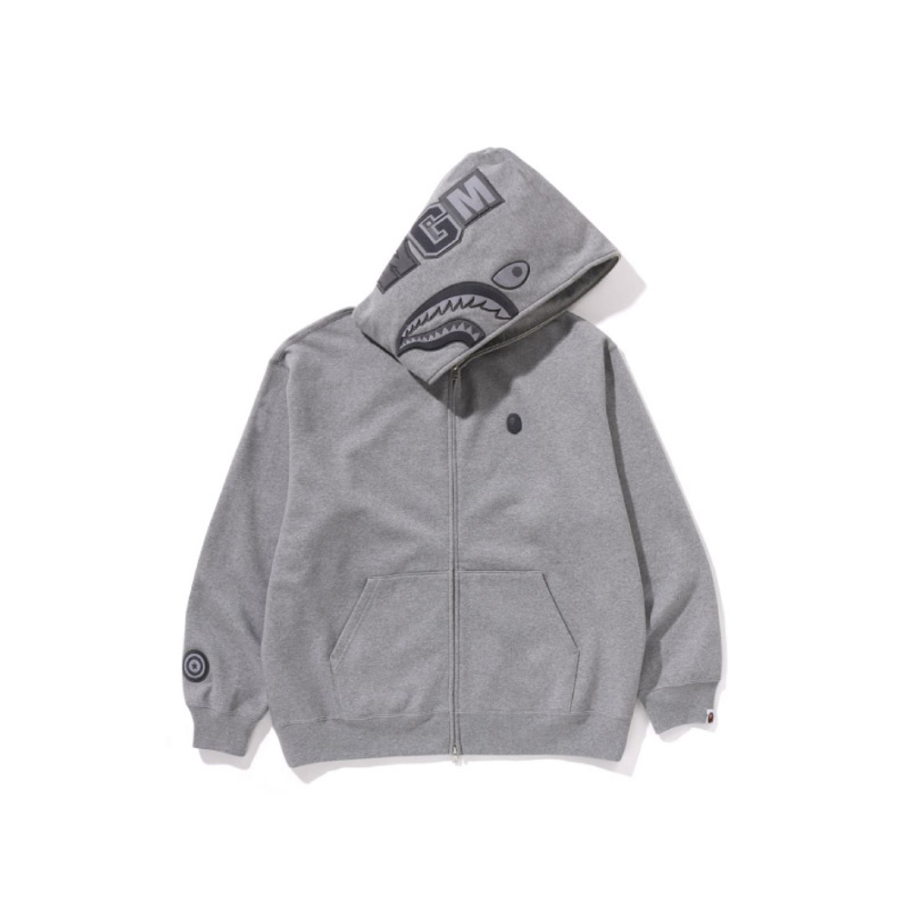 A Bathing Ape Head One Point Shark Zip Худи