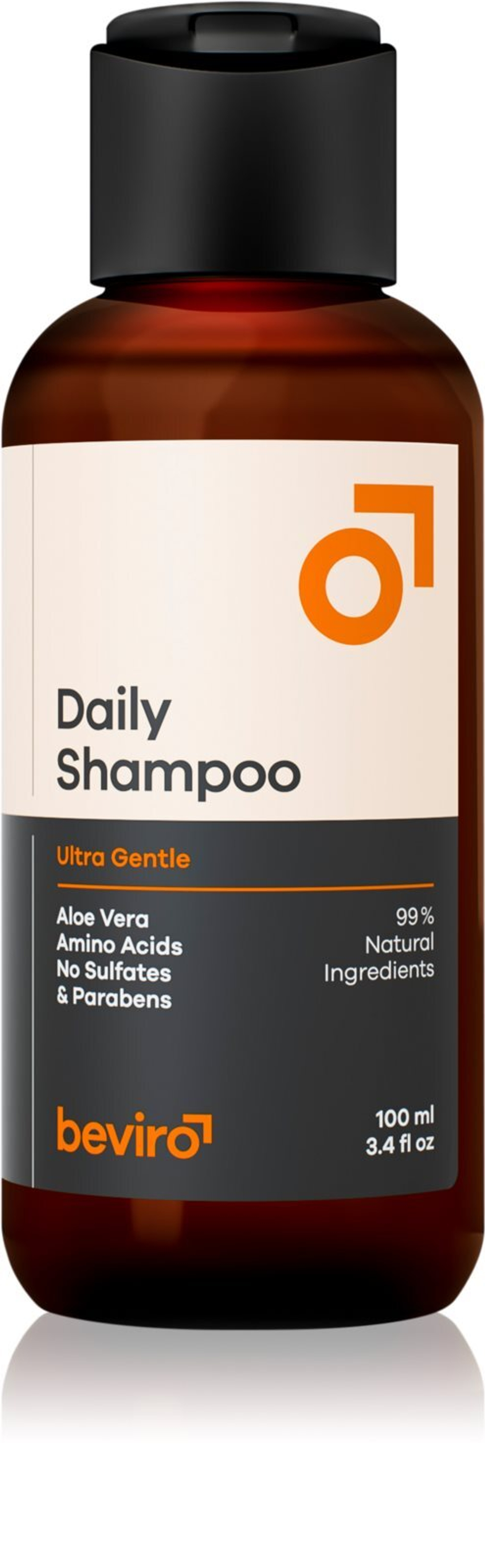 Beviro Daily Shampoo Ultra Gentle - шампунь для мужчин с алоэ вера /   100  ml  / GTIN 8594191203194