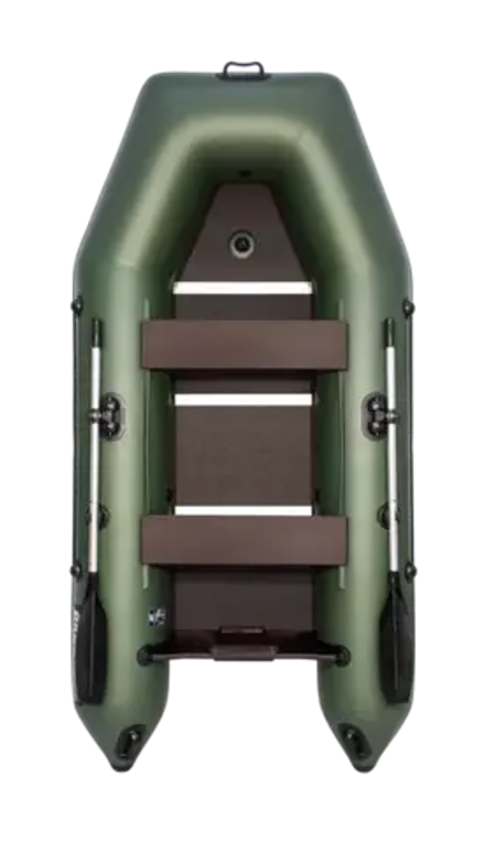 Лодка ПВХ АКВА 2900 СК Зеленая со стрингерами