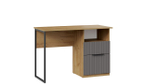 Стол письменный с ящиками Дуб Крафт золотой/Графит матовый 110,2х50,3х75 см