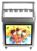 Фризер для жареного мороженого Foodatlas KCB-2Y (контейнеры, световой короб, 2 компрессора)