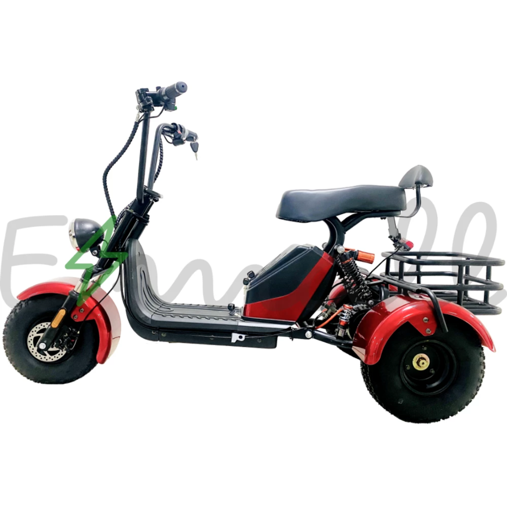 ЭЛЕКТРОСКУТЕР CITYCOCO GT X6 TRIKE mini 1000W 15AH 48V КРАСНЫЙ