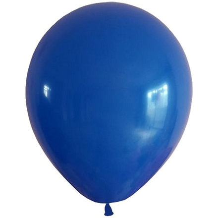 Воздушные шары Весёлый Праздник, пастель синий, 100 шт. размер 12" #212006