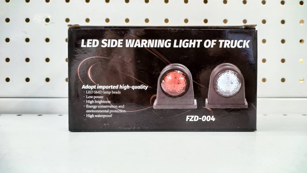 FZD004 Габаритные боковые фонари, LED, красный - белый 12-24V, 2шт.