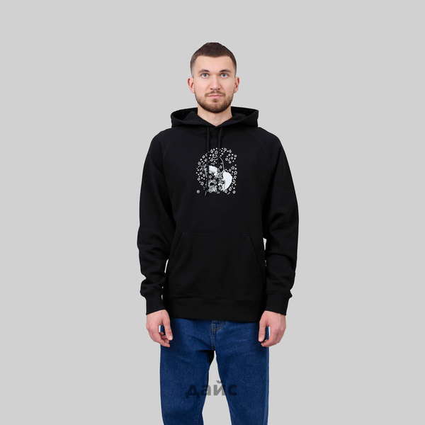 Толстовка мужская Carhartt WIP Hocus Pocus Hooded артикул:I032930_black Толстовка мужская Carhartt WIP Hocus Pocus Hooded артикул:I032930_black - купить в магазине Дайс